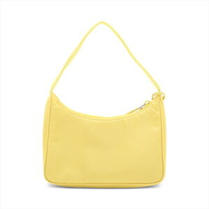 Prada nylon Tessuto yellow handbag
